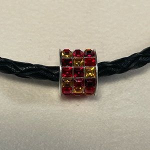 Chamilia Red & Yellow Swarovski Charm